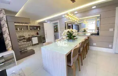 Apartamento porteira fechada com 4 quartos à venda, 190 m² por r$ 1.800.000 - ingá - niterói/rj