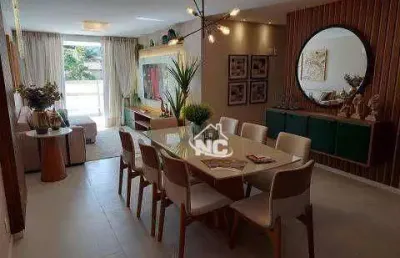 Apartamento com 3 quartos à venda, 125 m² por r$ 966.000 - piratininga - niterói/rj