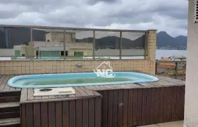 Cobertura com 3 quartos à venda, 200 m² por r$ 1.800.000 - piratininga - niterói/rj
