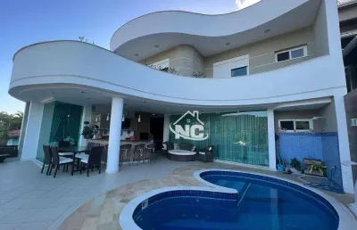 Casa com 4 quartos à venda, 420 m² por r$ 2.200.000 - itaipu - niterói/rj