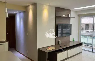 Apartamento porteira fechada com 2 quartos à venda, 76 m² por r$ 745.000 - santa rosa - niterói/rj