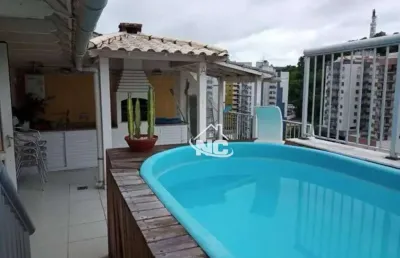Cobertura com 3 quartos à venda, 197 m² por r$ 700.000 - santa rosa - niterói/rj