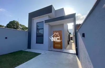 Casa com 3 quartos à venda, 107 m² por r$ 590.000 - barroco (itaipuaçu) - maricá/rj