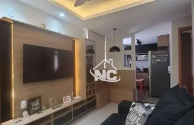 Apartamento com 2 quartos à venda, 42 m² por r$ 420.000 - vila lage - são gonçalo/rj