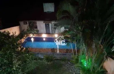 Casa com 5 quartos à venda, 103 m² por r$ 490.000 - calaboca (inoã) - maricá/rj
