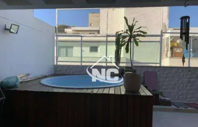 Cobertura com 3 quartos à venda, 96 m² por r$ 1.020.000 - santa rosa - niterói/rj