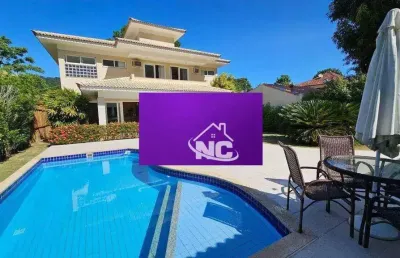 Casa com 4 quartos à venda, 314 m² por r$ 2.180.000 - itaipu - niterói/rj