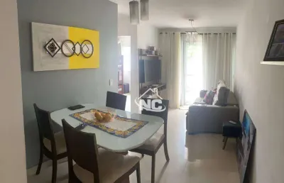 Apartamento com 2 quartos à venda, 66 m² por r$ 350.000 - maceió - niterói/rj