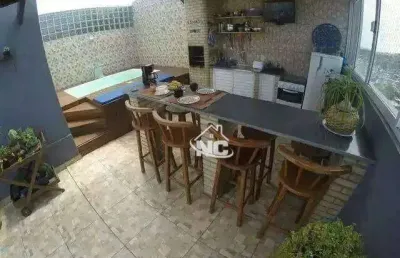 Cobertura bela vitta residencial com 2 quartos à venda, 102 m² por r$ 510.000 - barro vermelho - são gonçalo/rj