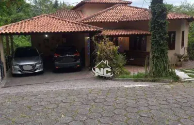 Casa com 4 quartos à venda, 600 m² por r$ 1.200.000 - sape - niterói/rj