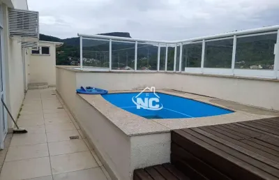 Cobertura com 3 quartos à venda, 230 m² por r$ 880.000 - piratininga - niterói/rj