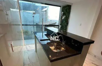 Flat com 1 quarto à venda, 28 m² por r$ 230.000 - jardim atlântico leste (itaipuaçu) - maricá/rj