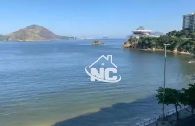 Apartamento vista mar com 4 quartos à venda, 300 m² por r$ 3.200.000 - ingá - niterói/rj