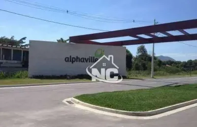 Terreno à venda, condomínio alphaville, 360 m² por r$ 215.000 - inoã - maricá/rj