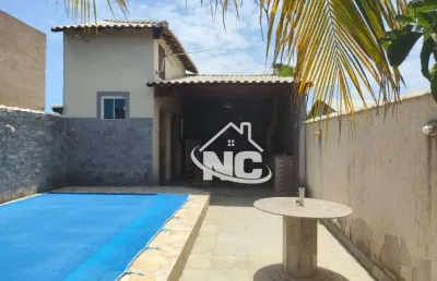 Casa com 3 quartos à venda, 72 m², terreno 240m2, por r$ 450.000 - jardim atlântico central (itaipuaçu) - maricá/rj