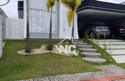 Alphaville maricá 1 - casa alto padrão 4 quartos à venda, 200 m² por r$ 1.650.000 - inoã - maricá/rj