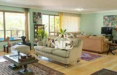 Apartamento frente mar com 4 quartos à venda, 400 m² por r$ 4.000.000 - icaraí - niterói/rj