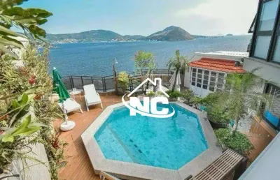 Cobertura com 4 suítes à venda, 780 m² por r$ 12.900.000 - icaraí - niterói/rj