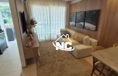 Apartamento com 3 quartos à venda, 92 m² por r$ 756.500 - centro - niterói/rj