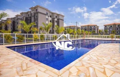 Apartamento portal jardim das bromélias com 2 quartos à venda, 49 m² por r$ 150.000 - novo horizonte (manilha) - itaboraí/rj