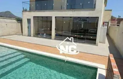 Casa com 4 quartos à venda, 296 m² por r$ 1.500.000 - cajueiros (itaipuaçu) - maricá/rj