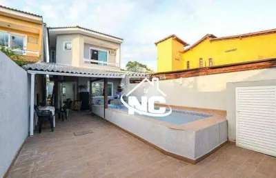 Casa com 3 quartos à venda, 120 m² por r$ 600.000 - itaipu - niterói/rj