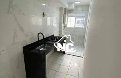 Apartamento condomínio bela vista  com 2 quartos à venda, 55 m² por r$ 240.000 - neves - são gonçalo/rj