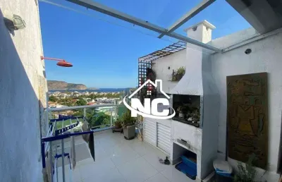 Cobertura com 2 quartos à venda por r$ 830.000 - camboinhas - niterói/rj