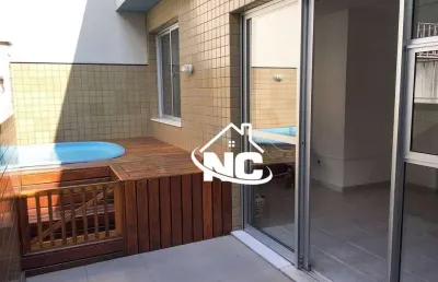 Cobertura com 3 quartos à venda, 136 m² por r$ 730.000 - santa rosa - niterói/rj