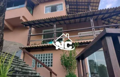 Casa com 4 quartos à venda, 1290 m² por r$ 2.200.000 - itacoatiara - niterói/rj