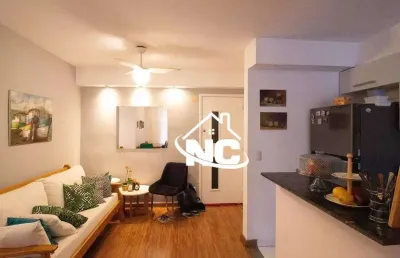 Apartamento condomínio spazio garden  com 3 quartos à venda, 80 m² por r$ 460.000 - barreto - niterói/rj
