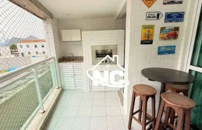Apartamento com 2 quartos  à venda, 80 m² por r$ 850.000 - charitas - niterói/rj
