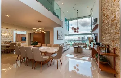 Apartamento tipo para venda em brooklin com 3 quartos, sendo 3 suítes, 197m²