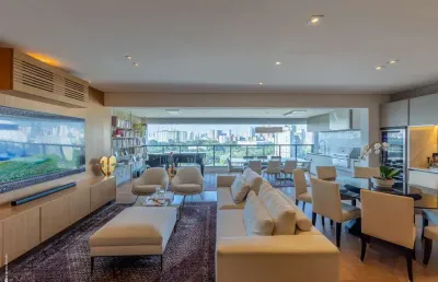 Apartamento tipo para venda em indianópolis com 3 quartos, sendo 3 suítes, 163m²