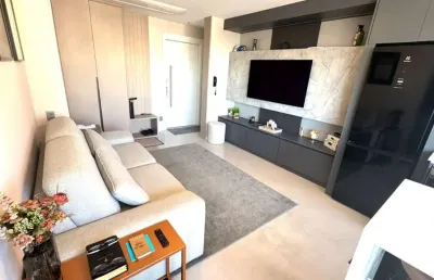 Apartamento tipo para venda em sumaré com 1 quarto, sendo 1 suíte, 52m²