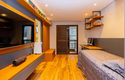 Apartamento tipo para venda em itaim bibi com 4 quartos, sendo 3 suítes, 197m²