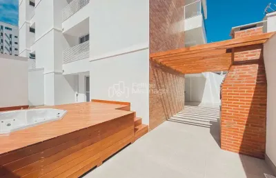 Apartamento garden 2 quartos com jacuzzi  na praia do morro