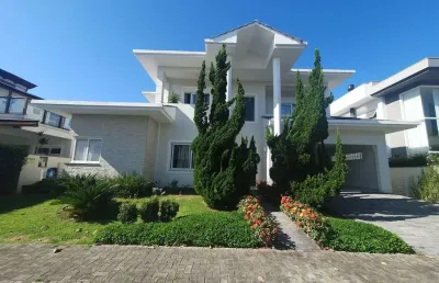 Casa de condomínio para venda 330m² com 4 suítes - rio tavares - florianópolis / sc