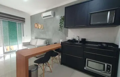 Apartamento mobiliado 1 dorm, na lagoa da conceição, florianópolis/sc