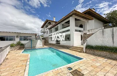Casa com 4 quartos à venda na rua raimundo bridon, 1, itaguaçu, florianópolis por r$ 3.800.000