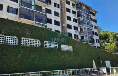 Apartamento 3 dormitórios, vista mar em coqueiros, florianópolis/sc