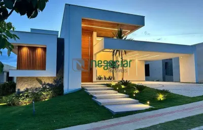 Casa de alto padrão com 04 suítes e uma vista incrível para área preservada no condomínio valle da serra em betim.