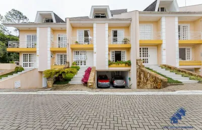Sobrado à venda em condomínio fechado (residencial leonardo da vinci), rua dos capuchinhos, mercês, curitiba-pr