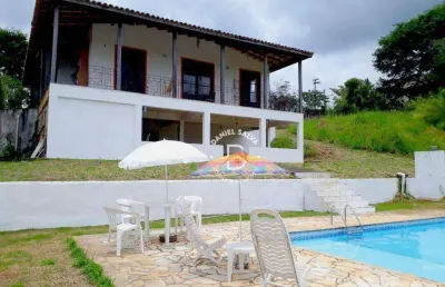 Chácara com 2 dormitórios à venda, 2750 m² por r$ 639.000,00 - loteamento vale das flores - atibaia/sp