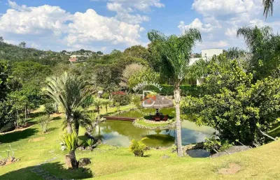 Chácara com 5 dormitórios (4 suítes)  à venda, 5000 m² por r$ 4.250.000 - condomínio jardim das palmeiras - bragança paulista/sp