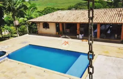 Chácara com 5 dormitórios (3 suítes) à venda, 2384 m² por r$ 1.500.000 - boa vista - atibaia/sp