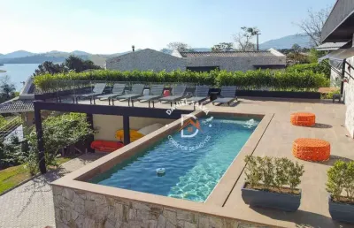 Chácara com 4 dormitórios (4 suítes) à venda, 1096 m² por r$ 2.850.000 - condomínio enseada do jacareí - piracaia/sp