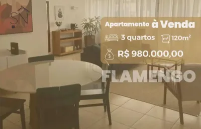 Apartamento com 3 dormitórios à venda, 120 m² por r$ 980.000,00 - flamengo - rio de janeiro/rj