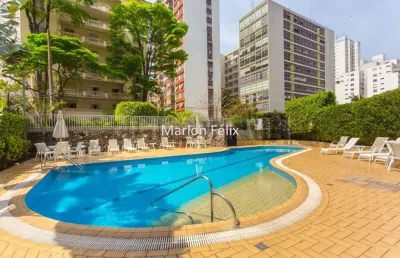 Apartamento à venda com 3 quartos, 1 suíte, living com lavabo e varanda, 135 m²  lazer completo em higienópolis sp