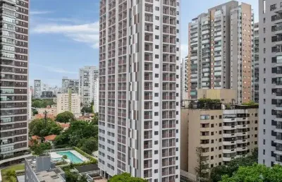 Stúdio alto padrão no brooklin com 26 m² e lazer completo